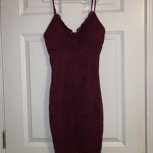 Dress from Windsor! Used once! It’s maroon with a beautiful lace pattern.